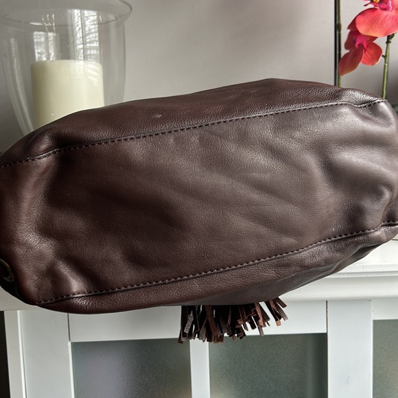 Michael Kors leather shoulder bag brown leather - Picture 5 of 6